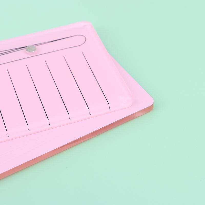 Acrylic Novel Lashes Palette Holder Eyelash Display Board With Magnetic Design For Eyelash Tweezers Storage
