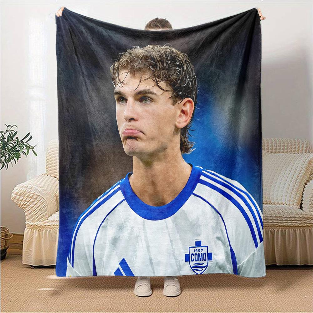 Dynamic Soccer Celebration Blankets Flannel Printed Breathable Warm Throw Blanket for Home Office Bedspreads 0708a47
