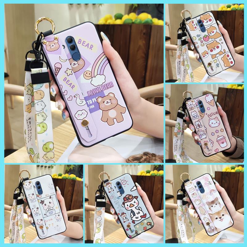 Protective Ring Phone Case For Huawei Mate 20 Lite Dirt-resistant Phone Holder Fashion Design Soft case Back Cover Cute