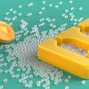 Silicone Popsicles Molds 4 Cavities Foot Shape Ices Cream Mold Freezers Ices Mold Cake Candy Mold with Lids & Stick