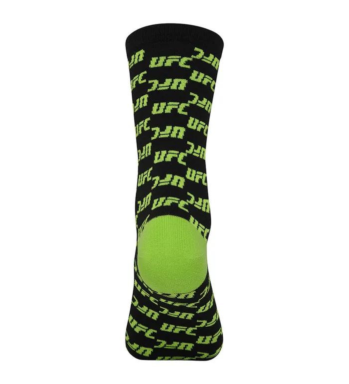 UFC Monogram Crew Socks Black U2SCU3303BK