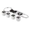 For VW 1 Set Car Wheel Tire Valve Caps Cover Keychain For VW GTI Polo Golf 6 7 Passat Touran Bora Beetle Jetta Tiguan YPSH-C854