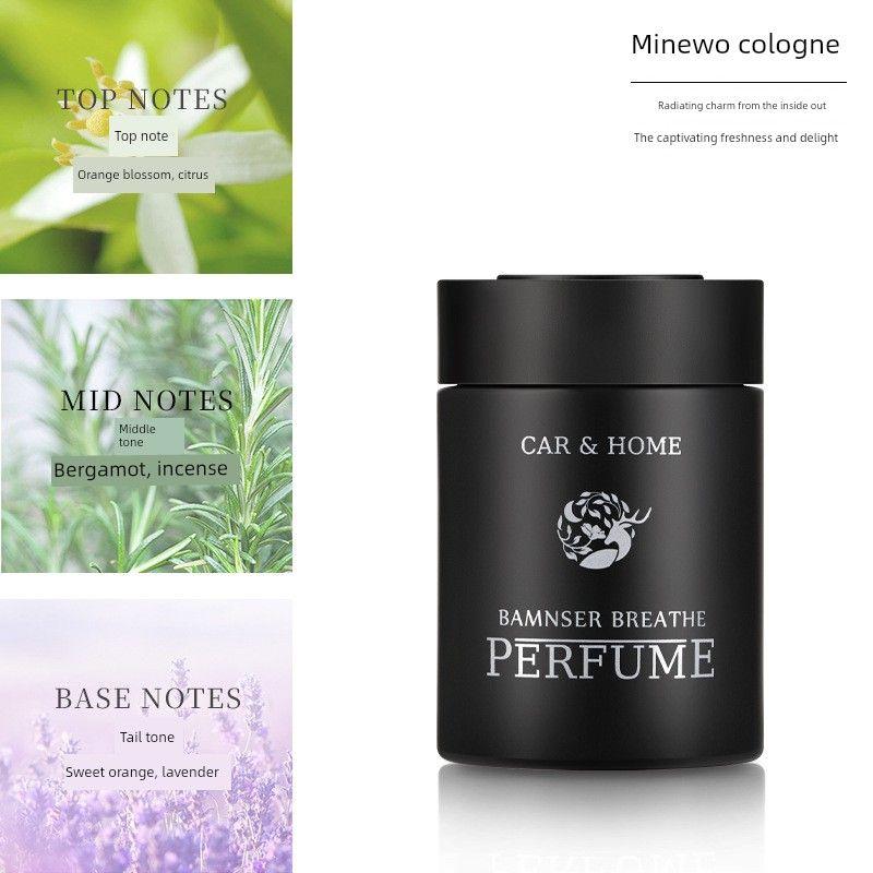 

Car Aromatherapy, High-End Car Perfume Glass Ornaments, Long-Lasting Fragrance, Odor Removal, Special Solid Fragrance Balm for the Car Interior Luxury Aromatherapy Black (God Cologne)