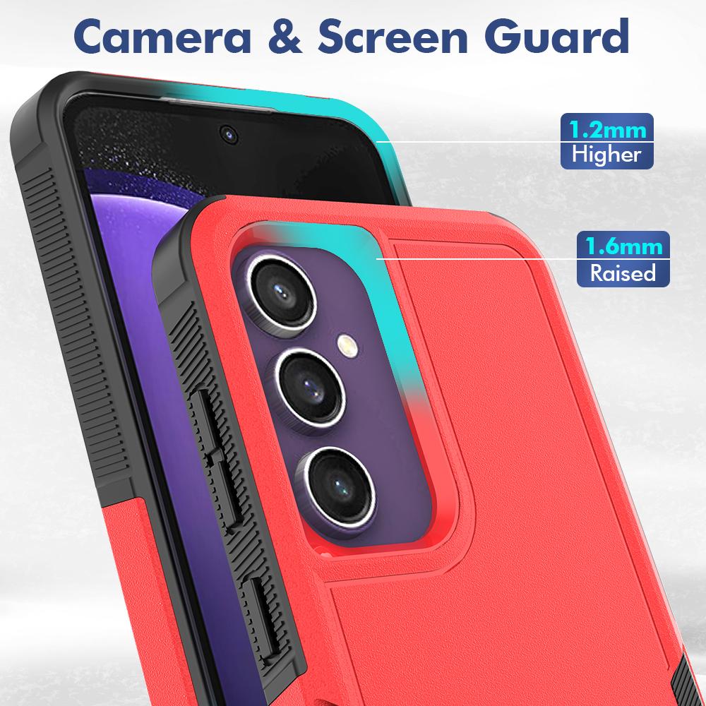 For Samsung Galaxy S24 FE Case 2-in-1 PC+TPU Shockproof Phone Cover