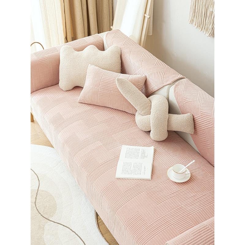 

Коврик для дивана New Wood Skin Autumn Simple Plush Anti-Slip Чехол для дивана Чехол Чехол Чехол Шарф Simple Milk Coffee 70*70cm