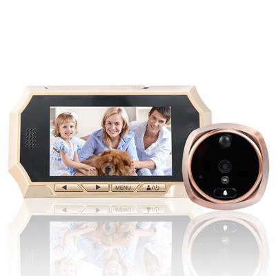 Door Peephole Viewer HD Doorbell IR Night Vision Photo Audio Video Door Security Camera 4.3 Inch LCD DigitalAA