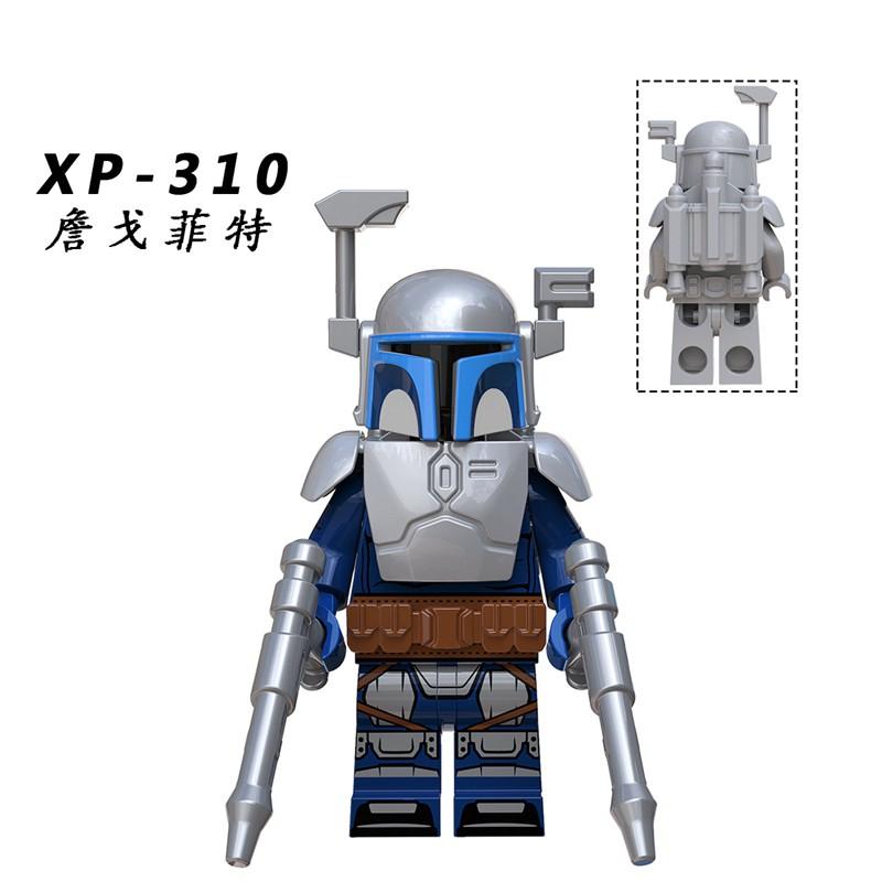 Die Mandalorianer Star Wars Minifiguren Jango Fett Boba Fett Kopfgeldjäger Kompatible Bausteine ​​Spielzeug KT1041
