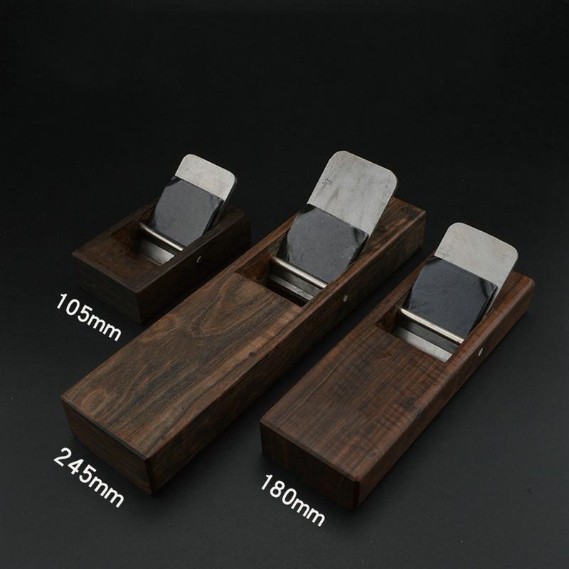 1Pcs/3Pcs Wood Hand Plane Ebony Woodworking Tool Durable Angle Plane Luthier Tool Violin Making Carpenter Tools DIY Mini Plane