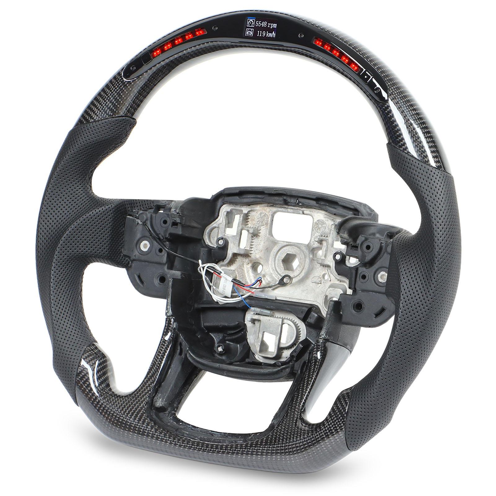 

Светодиодные подсветки руля из углеродного волокна для замены рулевого колеса Sport L494 20142022