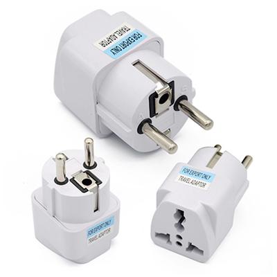 Tragbarer UK-US-AU-zu-EU-Europäischer Netzstecker-Adapter-Reisekonverter