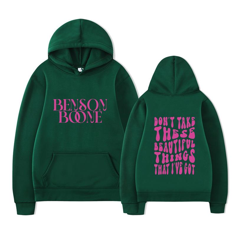 Autumn Benson Boone Men's Hoodies Boys Harajuku Girls Pullover Fancy Music Gift Casual Loose Comfortable Sweatshirt