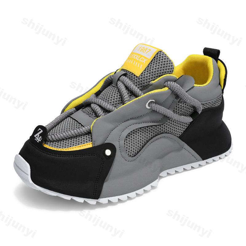 Men Breathable Sneakers 2025 Spring Running Shoes Outdoor Casual Platform Sneaker Anti Slip Footwear Fashion Sport Casual Shoes