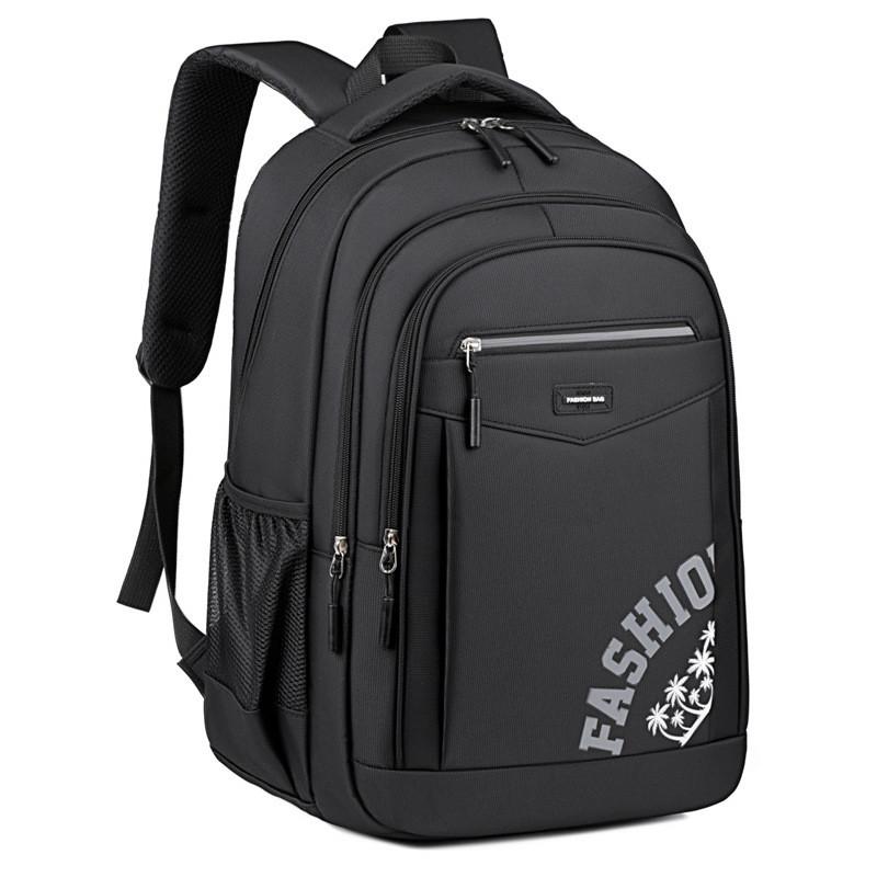 

Fashion Letter Print Oxford Backpack Breathable Laptop Compartment Bag Students