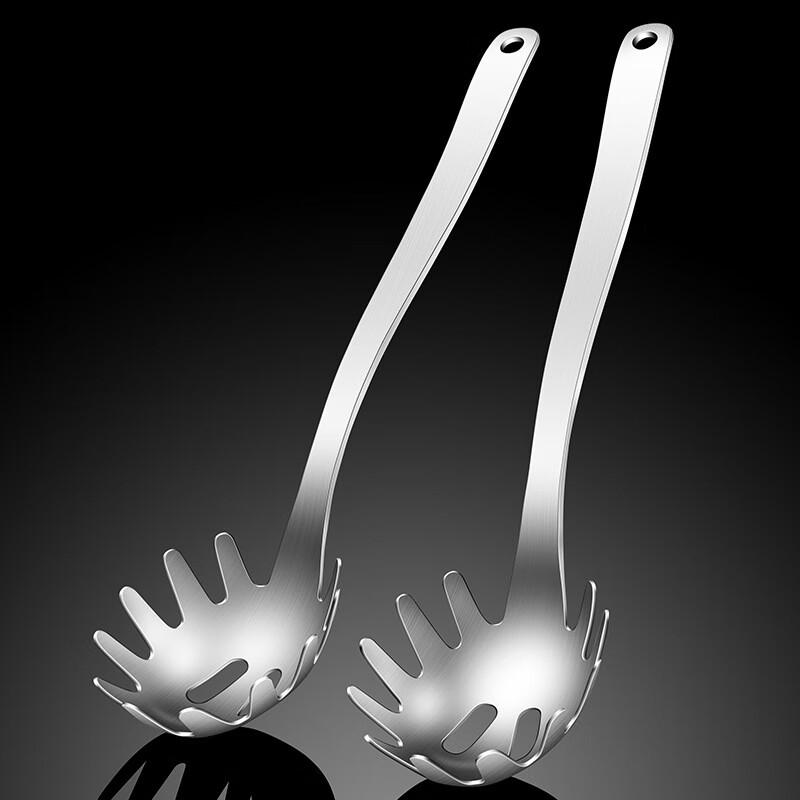 Kebadung 304 Stainless Steel Pasta Strainer Spoon