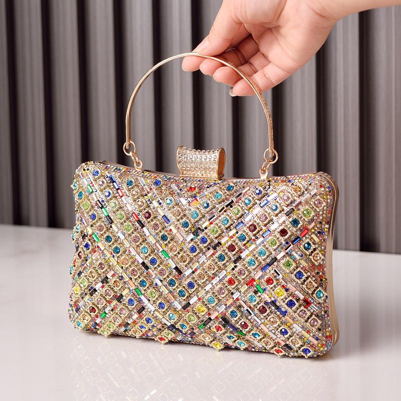 Silver Purses Women Hand Bags Diamond Designer Luxury Shoulder Bags Rhinestone Handbags Elegant Women s Wallets Crossbody Bag