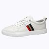 2025 Leather Board Shoes Men's Trendy One-pedal Casual Shoes First Layer Cowhide Fashion Trend Versatile White Shoes
