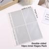 Loose-Leaf Photocard Holder Plush Angel Star Pattern Collect Book  For Kpop Idol Fans