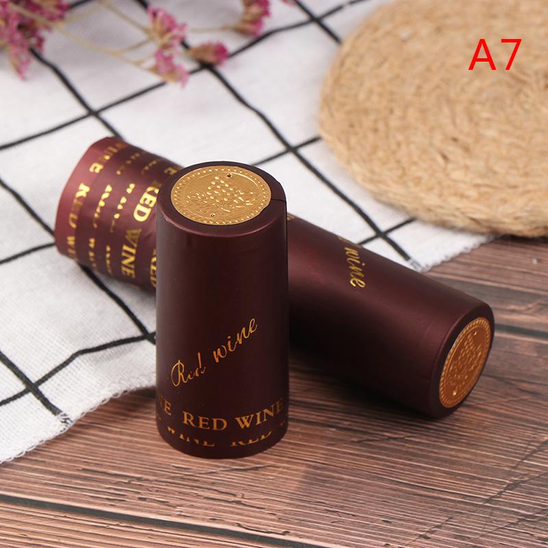 

10шт термоусадочная крышка из ПВХ, аксессуары для барной посуды, уплотнительная крышка для бутылки вина as the picture