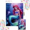 The Little Mermaid Ariel Diamond Painting Art Mosaic Kit Handmade diy5D Home Decor Gift