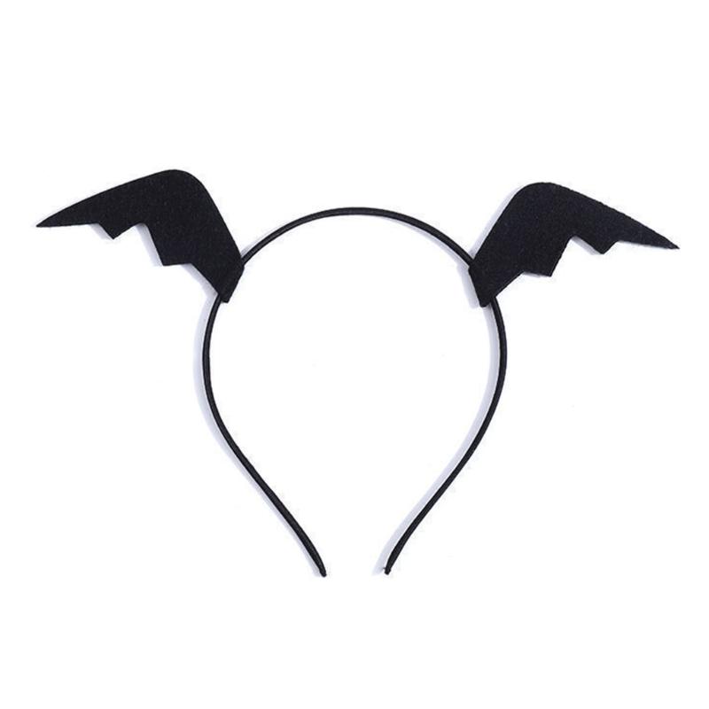 Cosplay Bat Headband Cartoon Bat Wing Hair Clips for Halloween Party Wear Hair Band Birthday Headpiece Party Supplies