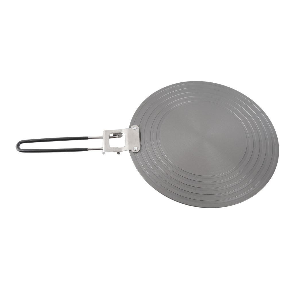 Ht Conduction Plate Aluminum Alloy Stove Top Ht Diffuser Reducer Flame Guard Simmer Plate with Detachable Handle for Kitchen
