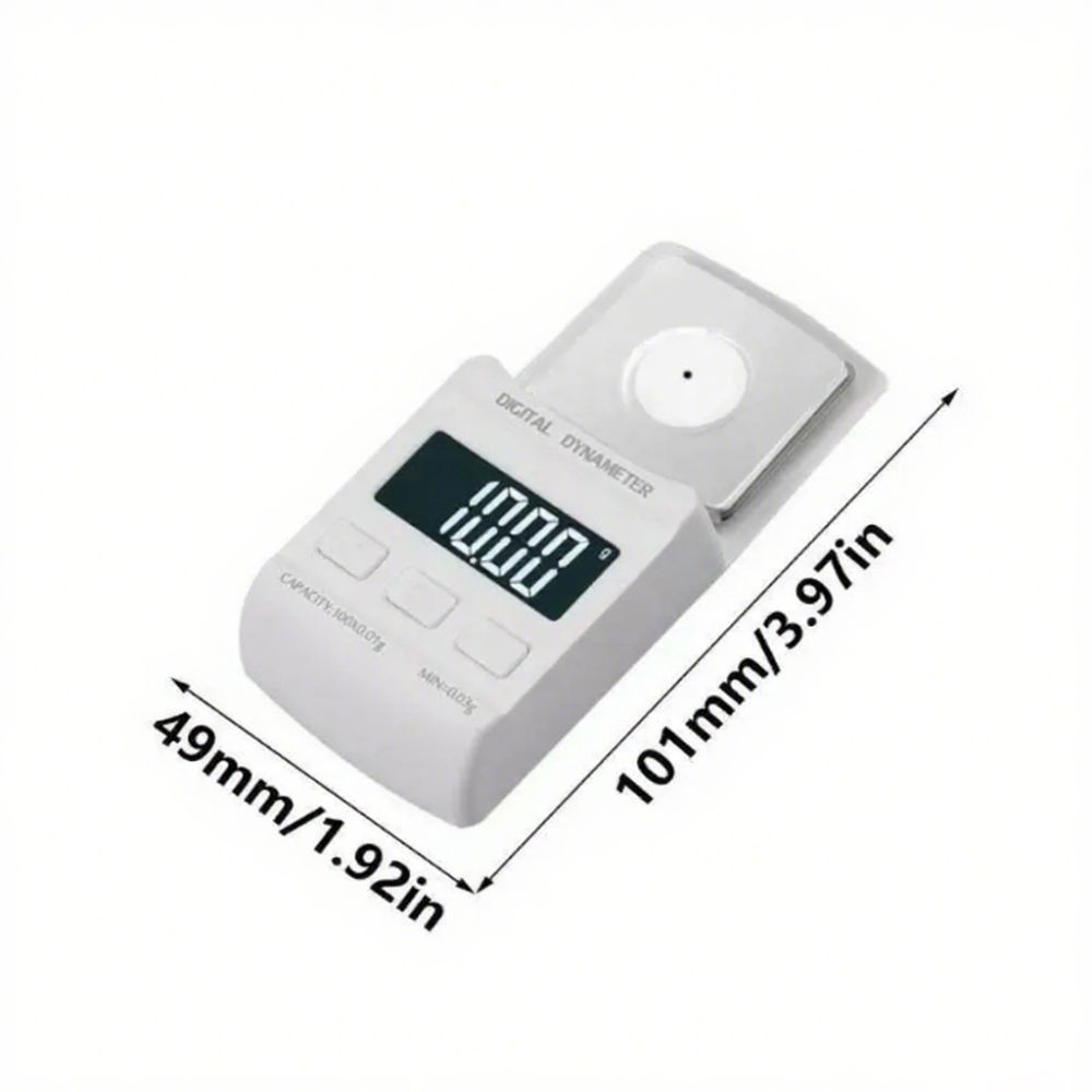 Portable Audio Needle Pressure Gauge Backlight Design Stylus Force Gauge Record Measurement