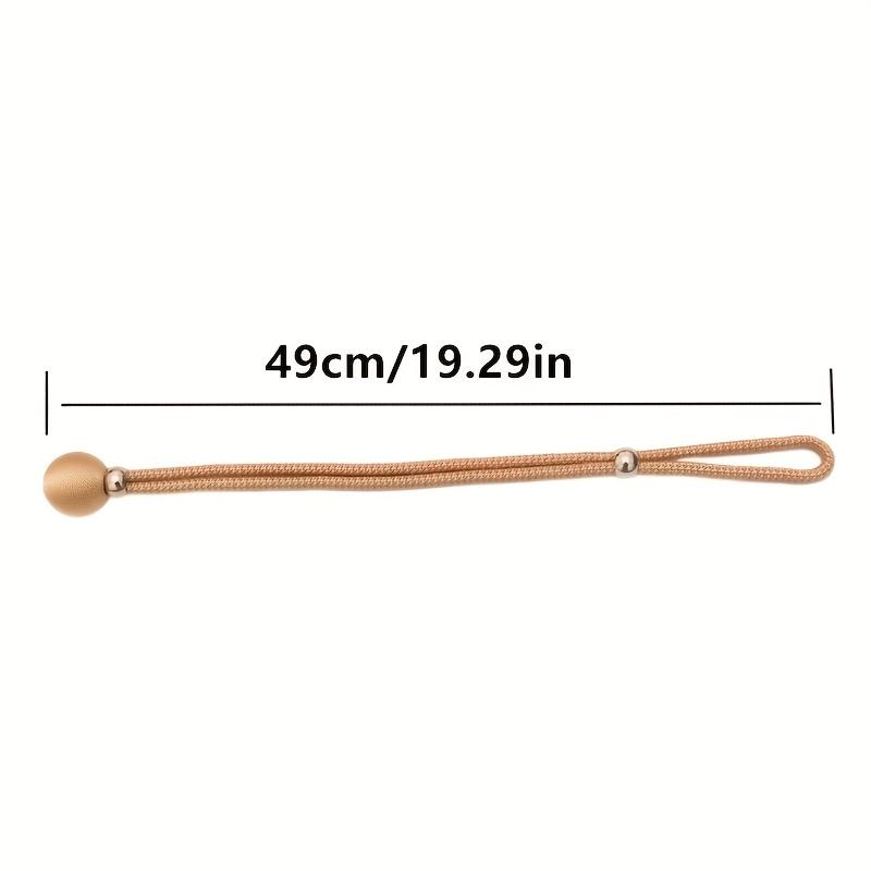 1 pair of hole-free egg-shaped curtain hooks, adjustable curtain straps, light luxury and simple binding ropes and straps