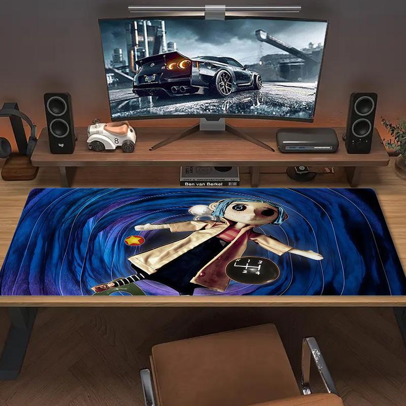 Coraline3 Print Cushion Non-slip Laptop Tablet Big Mousepad XXL Mat Mini PC Playmat With Lock edge