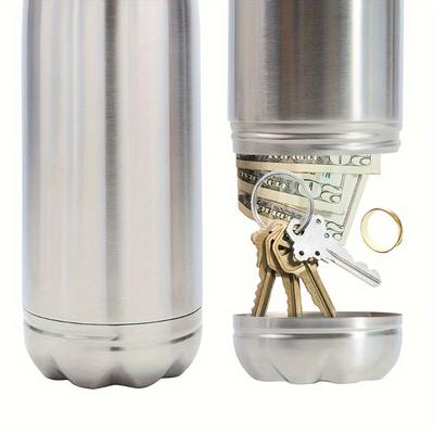 Stainless Steel Thermal Secret Storage Bottle Safety Case for Jewelry Cash Vacuum Insulated Water Cup with Hidden Compartment