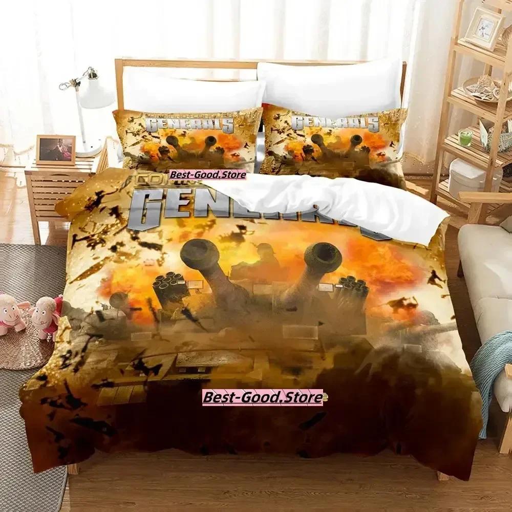 Command And Conquer 3 Bedding Set Printed Bed Set With Pillowcase Bed Duvet Cover Soft Single Double Queen Super King Size