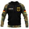 German Camouflage 3D Printed Hoodie Free Custom Name Men Pullover Autumn Fashion Sweatshirt Flag Pattern Loose Tops