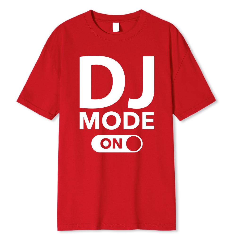 Oversized t-Shirt Summer Men Women Dj Mode Print Cotton Tees Style Short Sleeve Harajuku Dj Printed Casual Tshirt Male