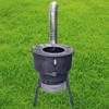 Portable Iron Barrel Wood Burning Stove