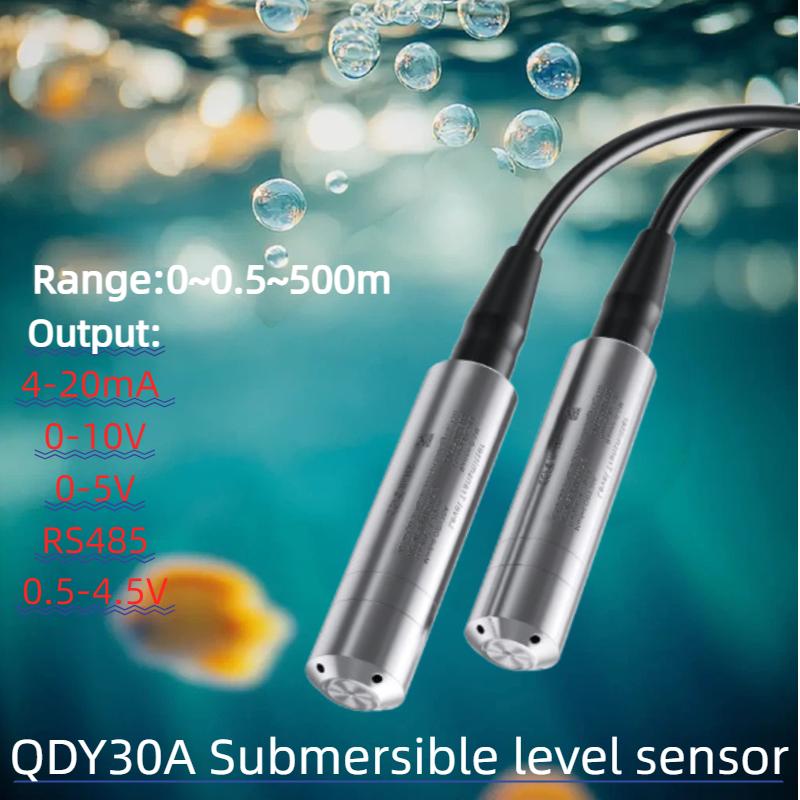 High Performance Optimization and Precision 4-20mA 0-10V RS485 QDY30A IP68 Submersible Hydrostatic Level Sensor Transmitter