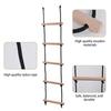 With Platforms Fitness Toy Climbing Rope Wooden Swing Chair for Kids  Playground Equipment