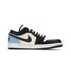 Jordan Air Jordan 1 Cushioning Low top Vintage Basketball Shoes Men's Black 553558-132(Team330-)