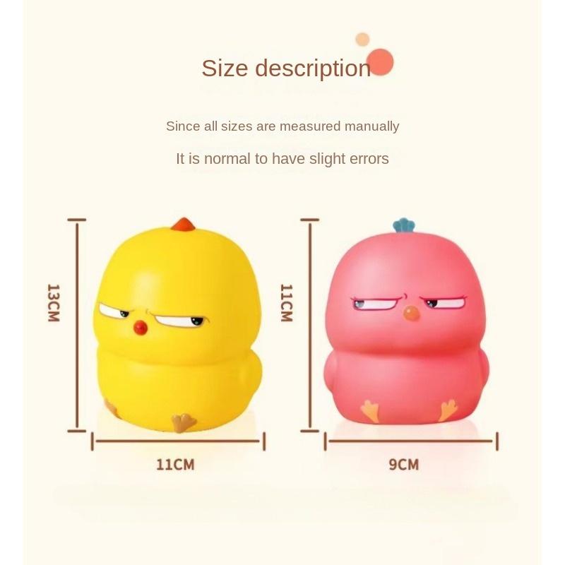 Мила жовта курка-іграшка для стискання для зняття стресу, ПУ-іграшка проти тиску для дітей, Ідеально для святкових подарунків