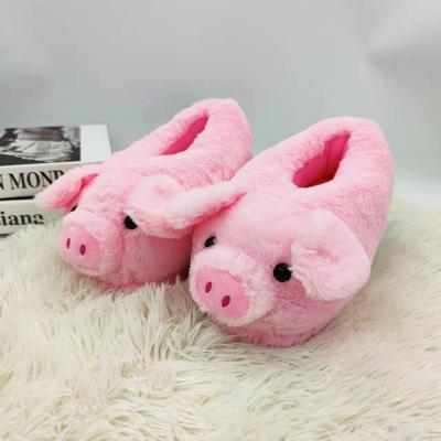 Pink Holy Pig Slippers Indoor Couple Shoes Women Fluffy Flip Flops Fur Slides Kawaii Home Shoes Woman Cute Plush Piggy Slippers