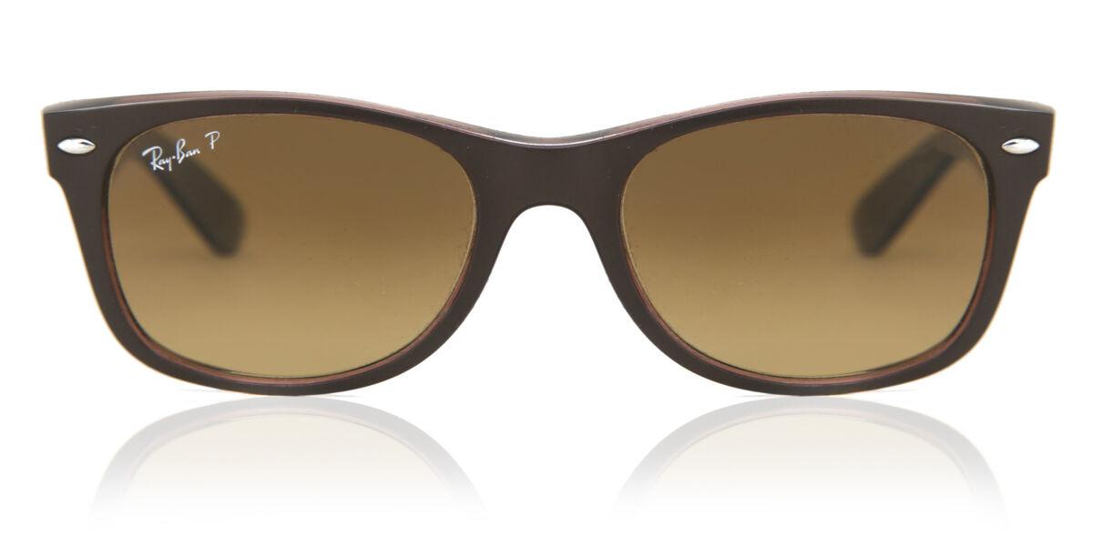

Ray Ban Rb2132 New Wayfarer Polarized 6608m2 Unisex Sunglasses Brown/55-18-145