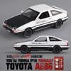 1:24 Toyota Trueno AE86 Alloy Diecast Car Model Sports Car Toys For Kids Adults Pull Back Vehicles Toy Cars Gift Collect