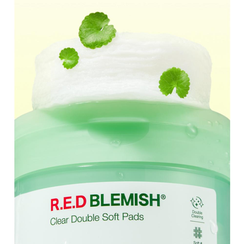 DR.G Red Blemish Clear Double Texture Pad 180ml 60pcs - Exfoliating Texture Care, Korean