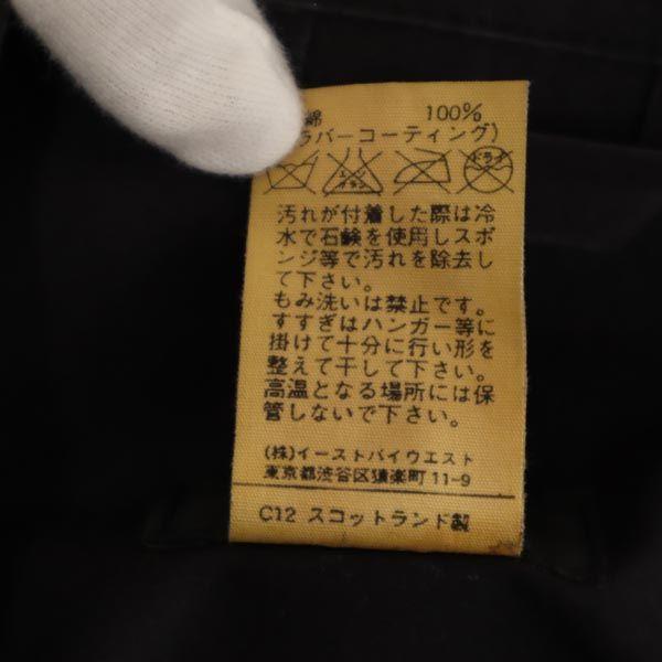 A.P.C. Rubberized Long sleeve Rubber coating Stainless collar coat M Navy Women Used