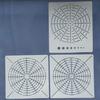 Mandala-Vorlage, Punkt-Malwerkzeug, Punkt-Hohl-Vorlage, Stein-Malerei, Handarbeit für kreative Mandala-Zeichenschablonen