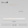 Nordic Style Smart Dimmable LED Dining Pendant Light
