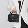 Elegant Women's Small Square Bag Multi-layer Simple Handbag Lock Commuter Bag 2023 New Shoulder Crossbody Bag
