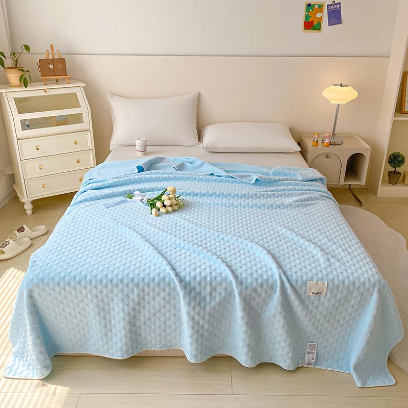 Class A Soft Glutinous Roll Blanket for Cat Summer Quilt Blanket Four Seasons Blanket Huafu Velvet Multifunctional Office Sofas Leisure Nap Blanket