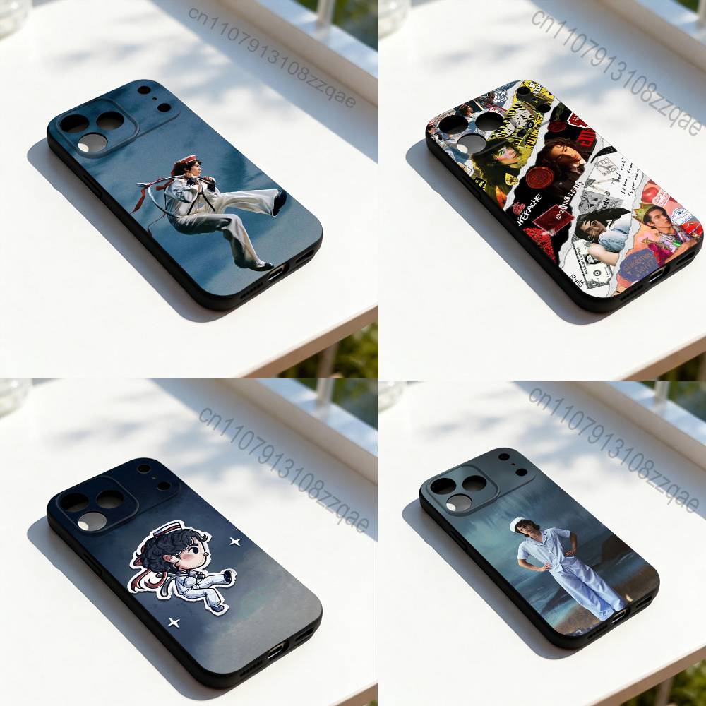 C-Conan Gray Wishbone Cool For iPhone 17,16,15,14,13,12,11,Pro,Max,Plus,E,SE4,Air,Mini Black Soft Cover Phone Case