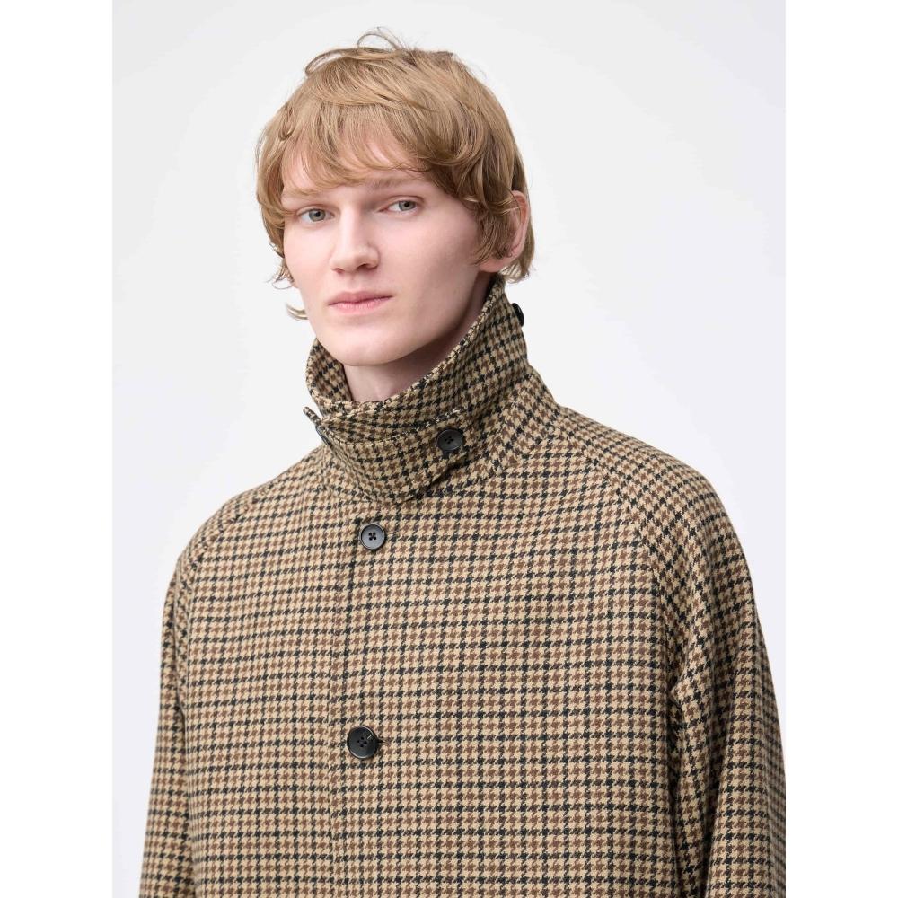 GU by Uniqlo Cozy Melton Balmacaan Coat