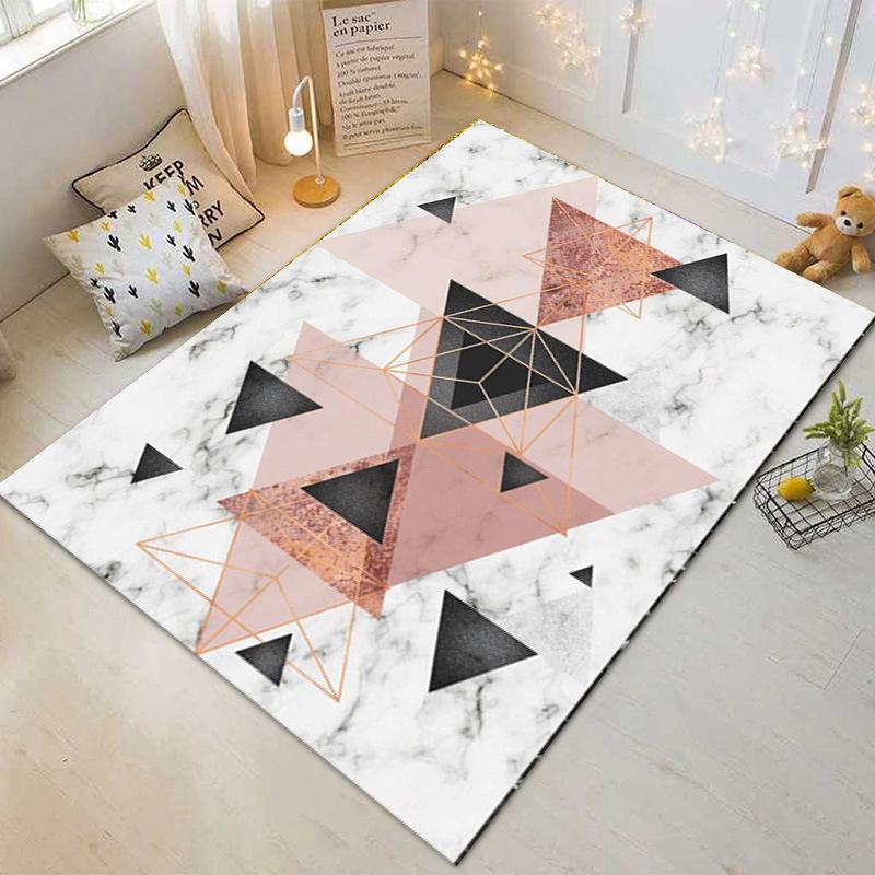 Marble Geometric Abstract Living Room Carpet Nordic Minimalist Modern Style Living Room Carpet