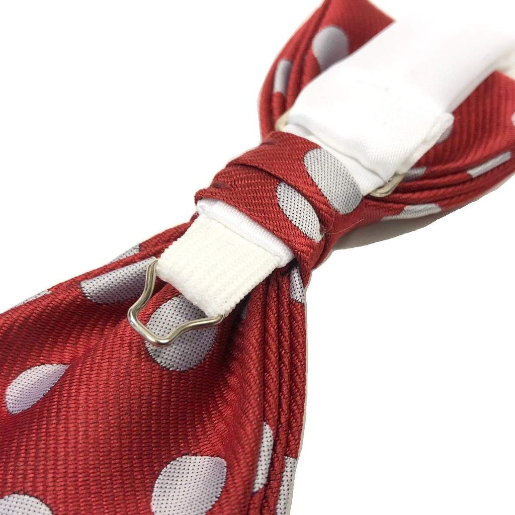 [HANG OVER] [Made in Japan] Large Polka Dot Bow Tie [Wedding, Reception, After-Party, Party, Presentation, Harajuku Style, Costume, Bulk Orders OK]